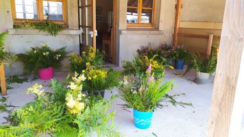 Des fleurs pour la décoration