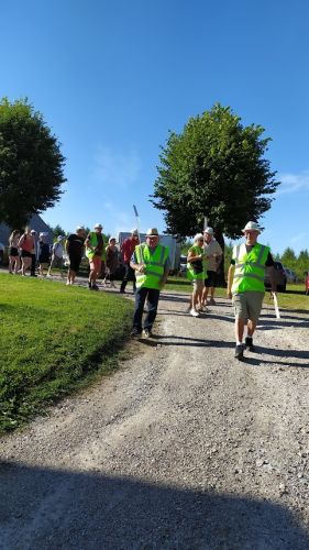 La répétition générale, départ de la balade du matin
