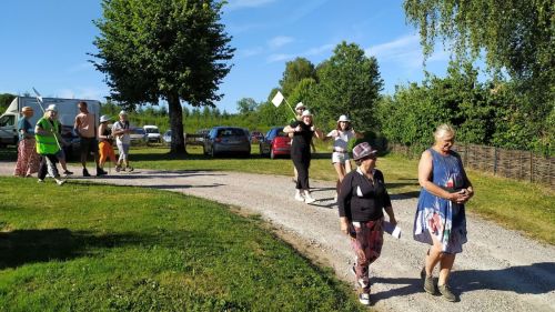 La répétition générale, départ de la balade du matin