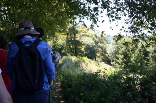 Un groupe de marcheurs