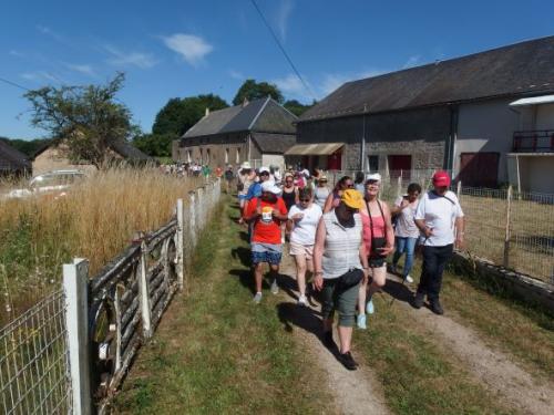 Un groupe de marcheurs